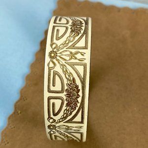 Vintage Michaela Frey Bangle Bracelet Cream Color